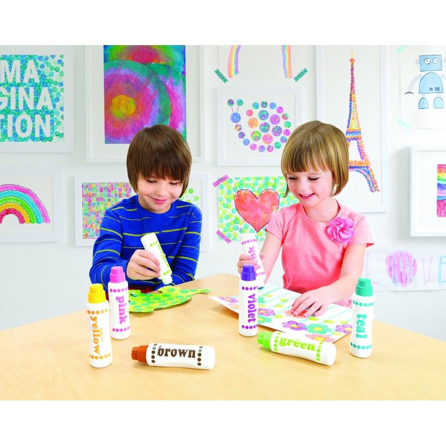 Do-A-Do Art Large dot flashsters. Bright colors. 