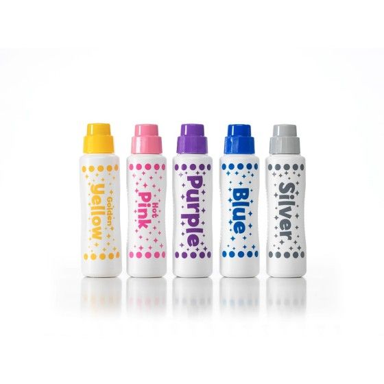 Do-A-Do Art Large dot flashsters. Royal glow. 