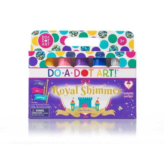 Do-A-Do Art Large dot flashsters. Royal glow. 
