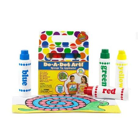 Do-A-Do Art Large dot flashsters. Basic colors.
