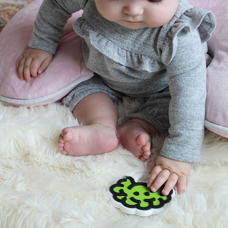 Fat Brain Toy Gryzak Mózg Zielony.