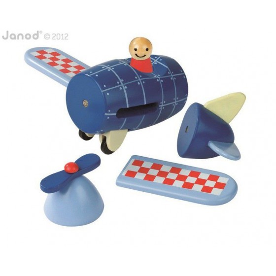 Magnetic plane Janod wooden