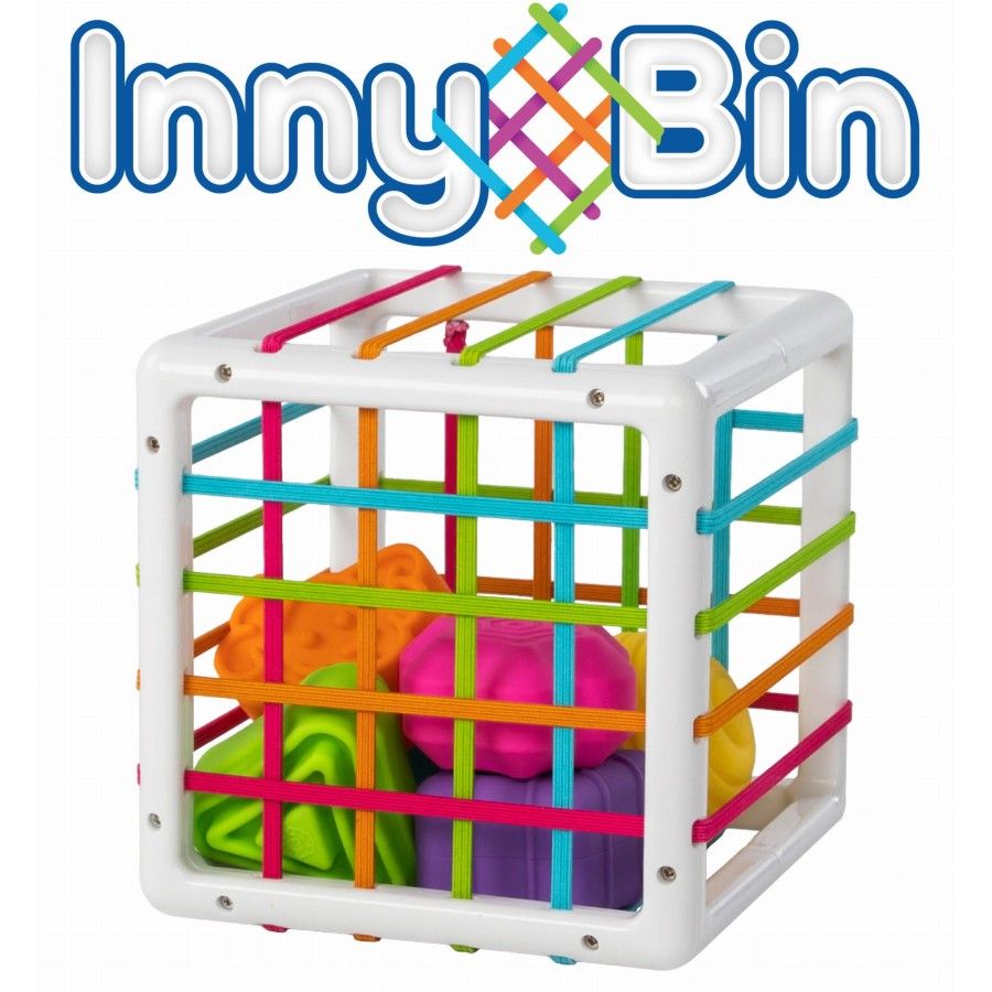 Cubo flexible de juguete con cerebro gordo InnyBin.
