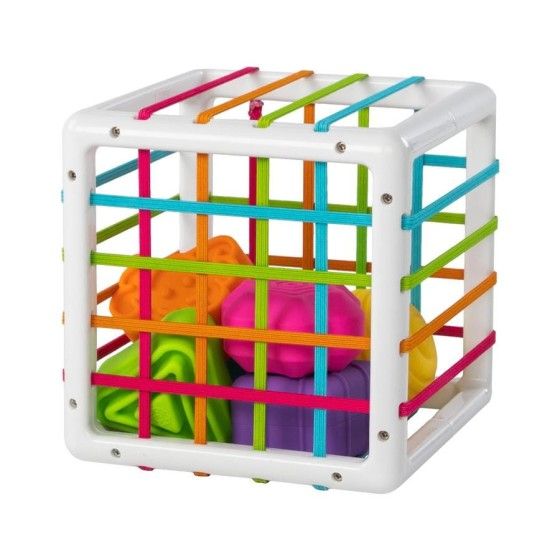 Cubo flexible de juguete con cerebro gordo InnyBin.