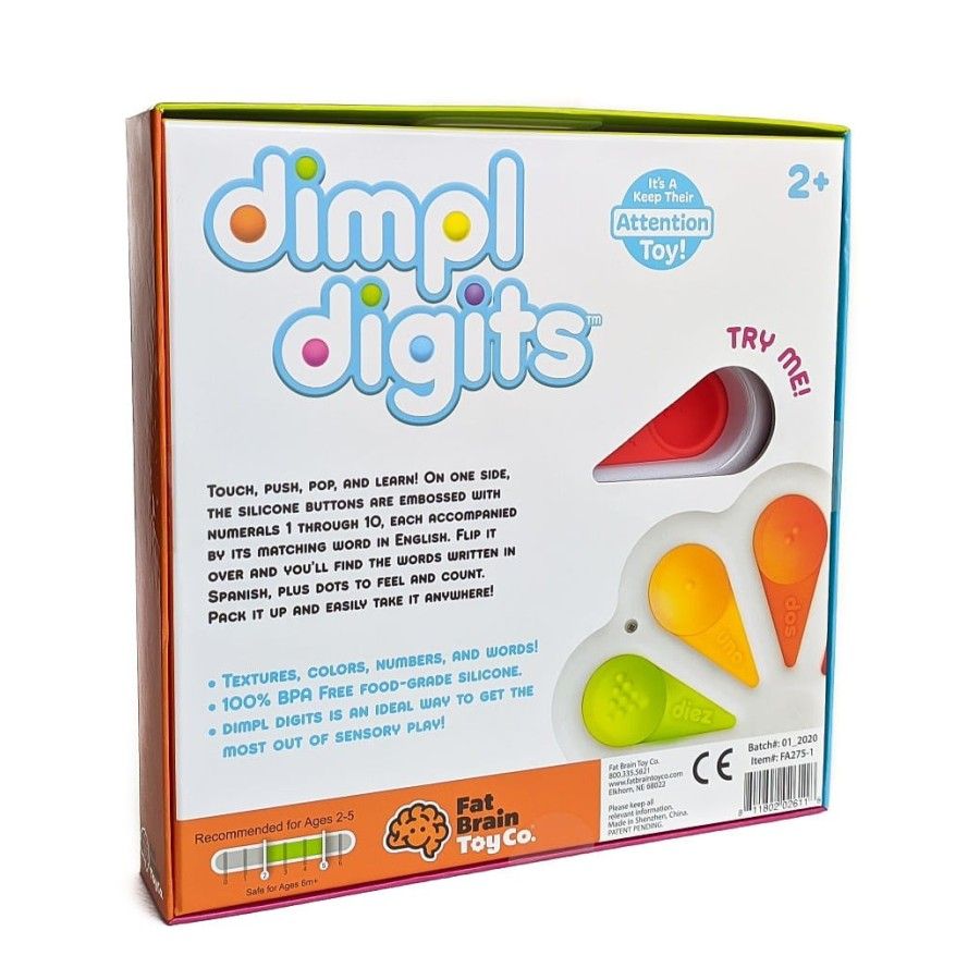 Fat Brain Toy Bąbelki Cyferki Dimpl Digits