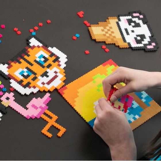 Fat Brain Toy Puzzelki Pixelki Jixelz Mega Zestaw Kreatora.