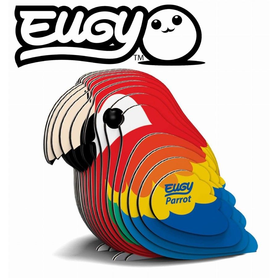 Eugy Parrot Eugy. Eco 3D puzzle. 