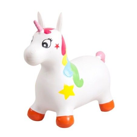 Sun Baby Jumper con un unicorno di gomma - bianco