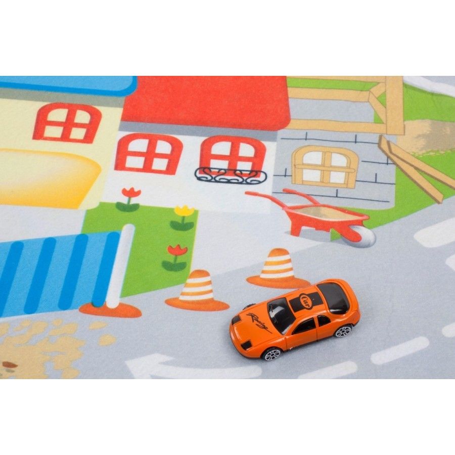 Sun Baby Mata Construction Site with cars 120x80 cm