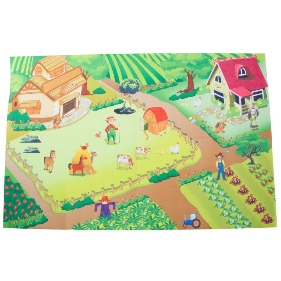 Sun Baby Ranch szőnyegek 120x80 cm-es autókkal