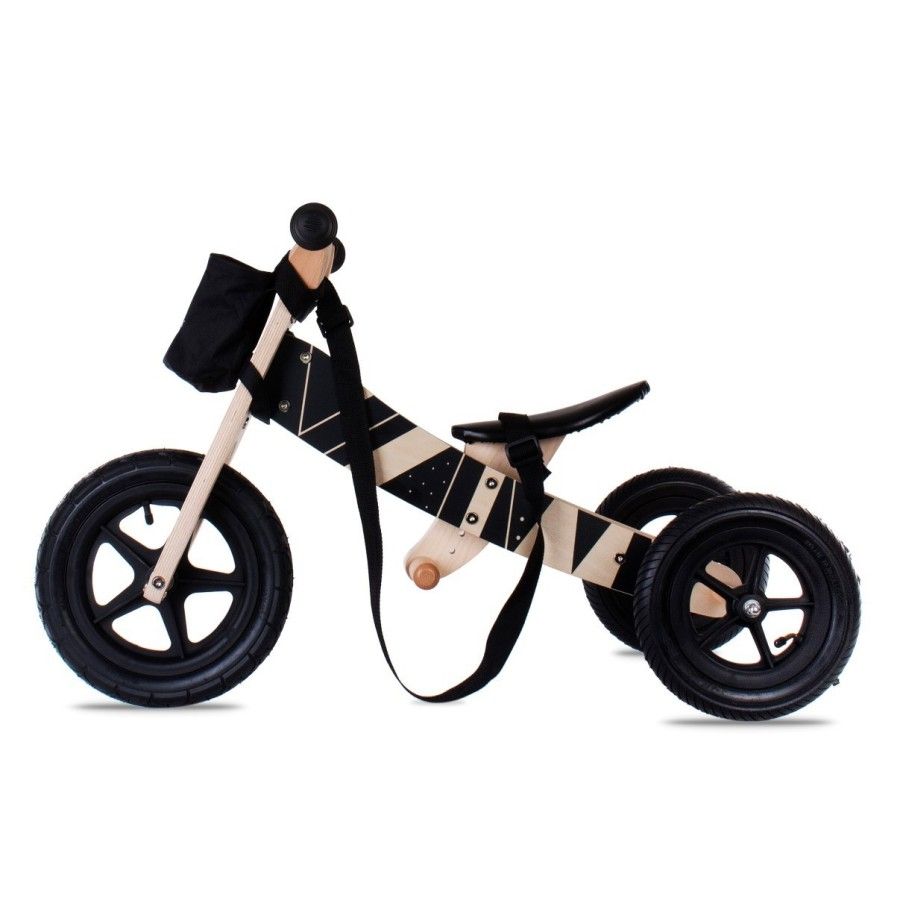 Sun Baby Rowerek drewniany Twist Plus - Samoa Black Edition