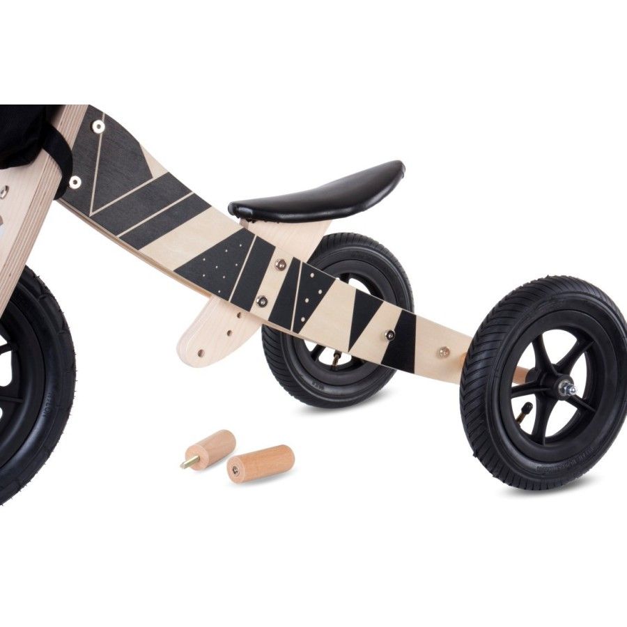 Sun Baby Rowerek drewniany Twist Plus - Samoa Black Edition