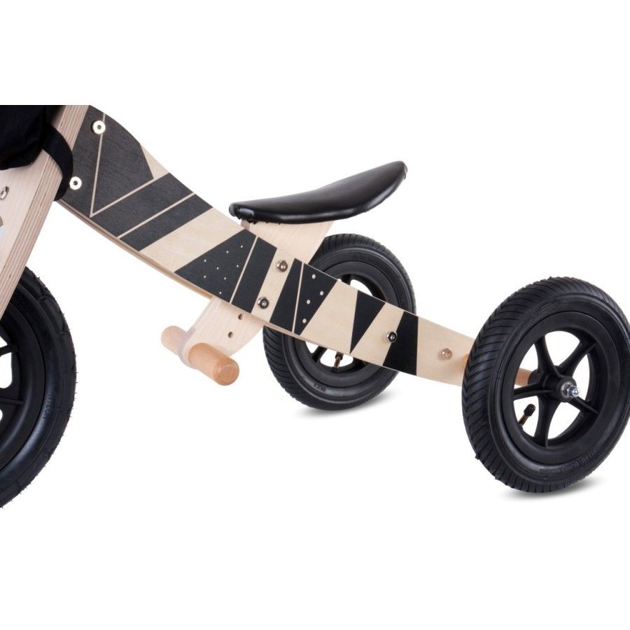 Sun Baby Rowerek drewniany Twist Plus - Samoa Black Edition