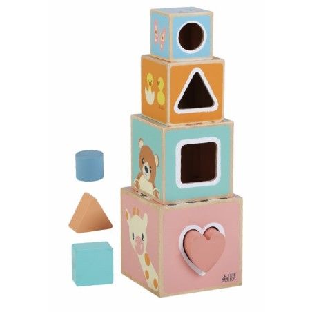 Sun Baby Wood cubes, of a kind used for table, kitchen or other household articles.