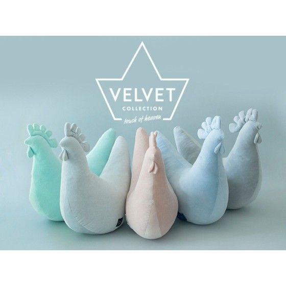 CUSCINO PER GALLINE DELLA NONNA DANA LA MILLOU - VELLUTO KAKI