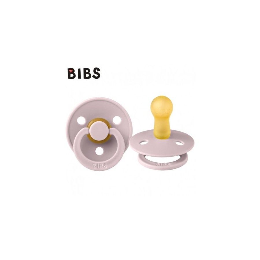BIBS COLOUR PINK PLUM M Smoczek uspokajający kauczuk Hevea