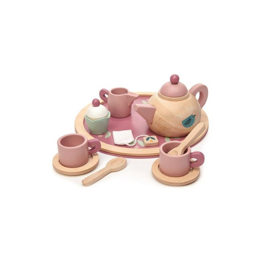 Tender Leaf Toys Drewniany serwis do herbaty, Mini Chef