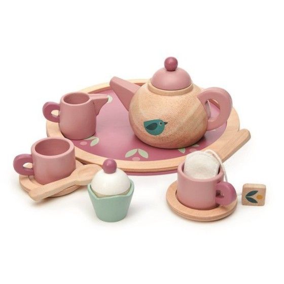 Tender Leaf Toys Drewniany serwis do herbaty, Mini Chef