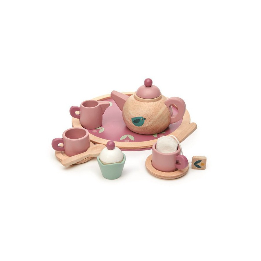 Tender Leaf Toys Drewniany serwis do herbaty, Mini Chef