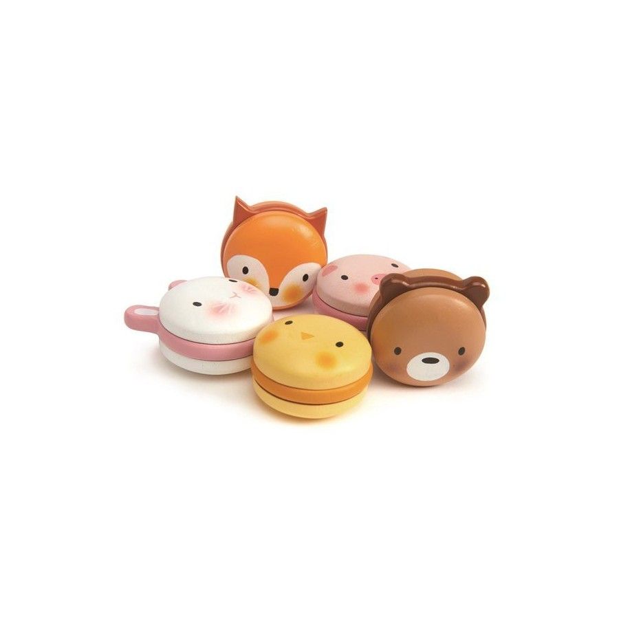 Tender Leaf Toys Drewniane ciasteczka - zwierzątka makaroniki