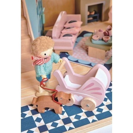 Tender Leaf Toys Laleczka Pan Goodwood i jego pies