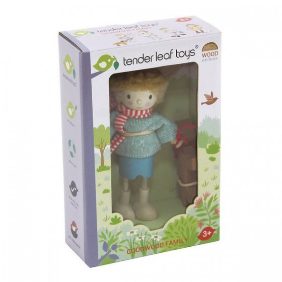 Tender Leaf Toys Laleczka Pan Goodwood i jego pies