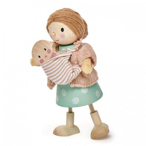 Tender Leaf Toys La poupée de Mme Goodwood avec l'enfant