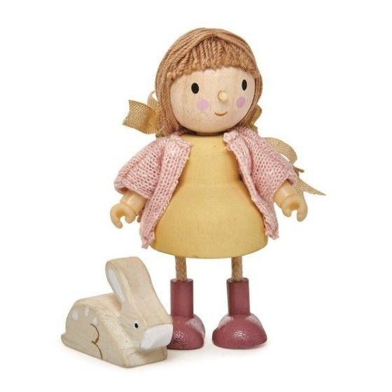 Tender Leaf Toys Laleczka Amy i jej królik