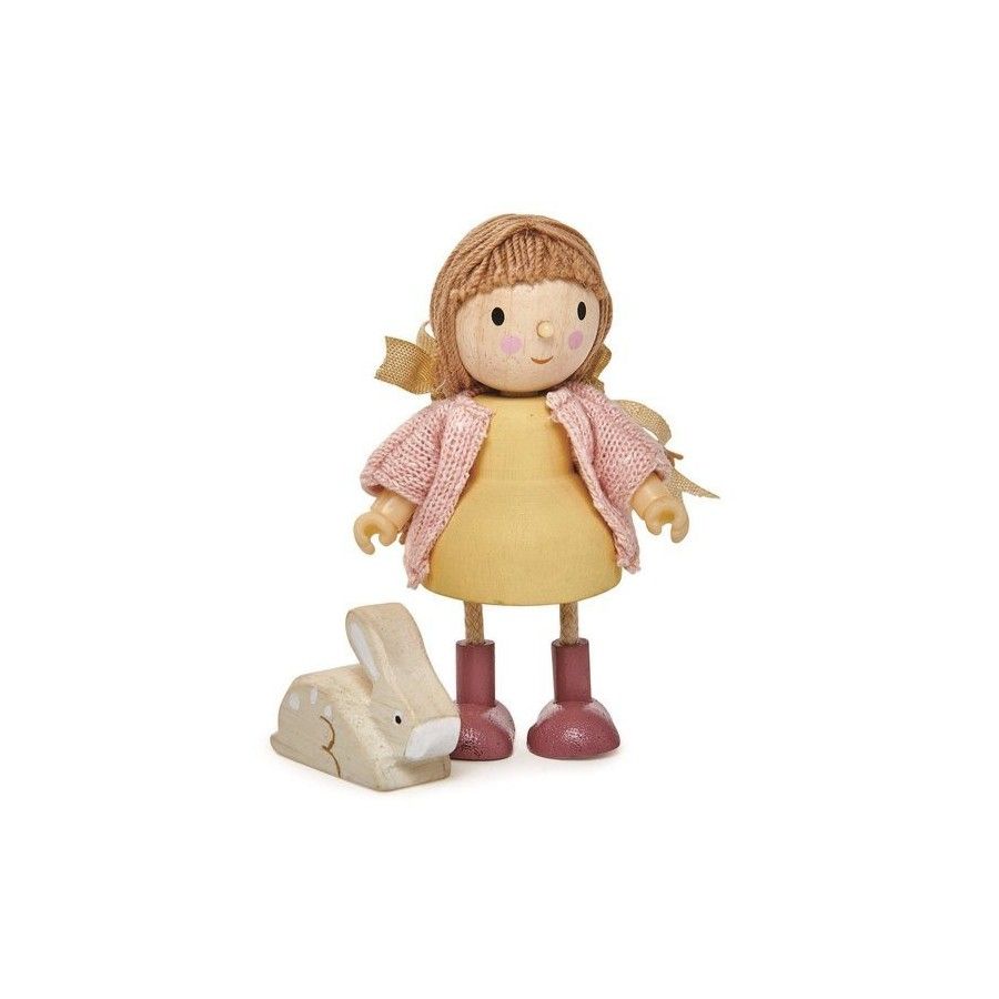 Tender Leaf Toys Poupée Amy et son lapin