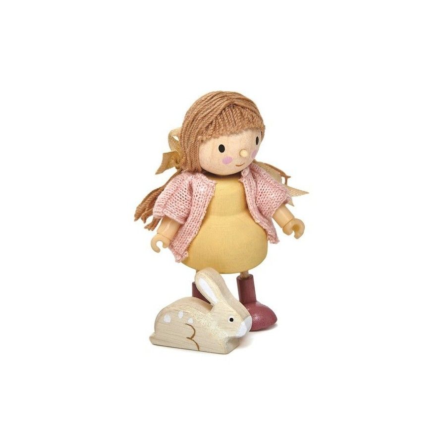 Tender Leaf Toys Poupée Amy et son lapin