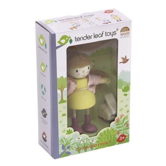 Tender Leaf Toys Poupée Amy et son lapin