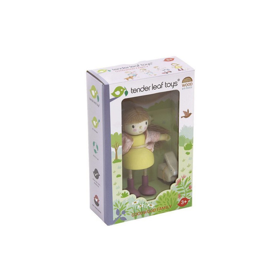 Tender Leaf Toys Laleczka Amy i jej królik