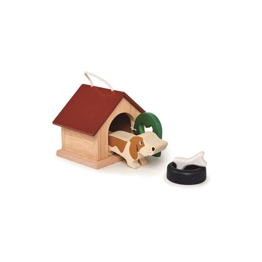Tender Leaf Toys Wood figures for play - dogs