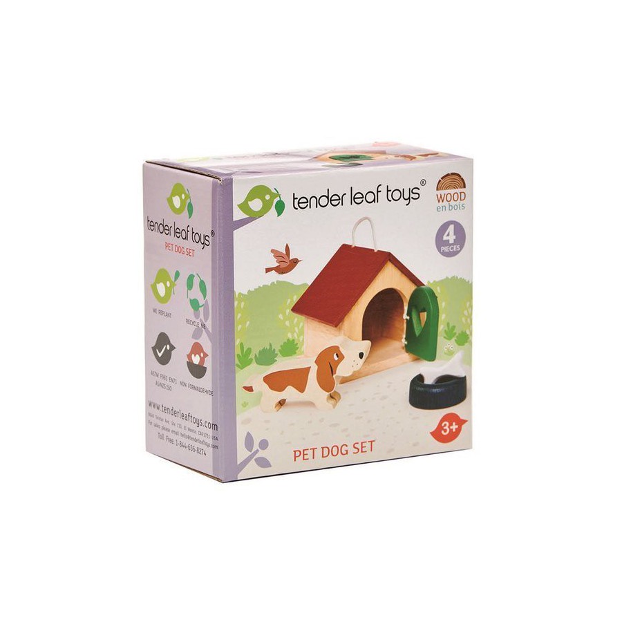 Tender Leaf Toys Drewniane figurki do zabawy - pieski