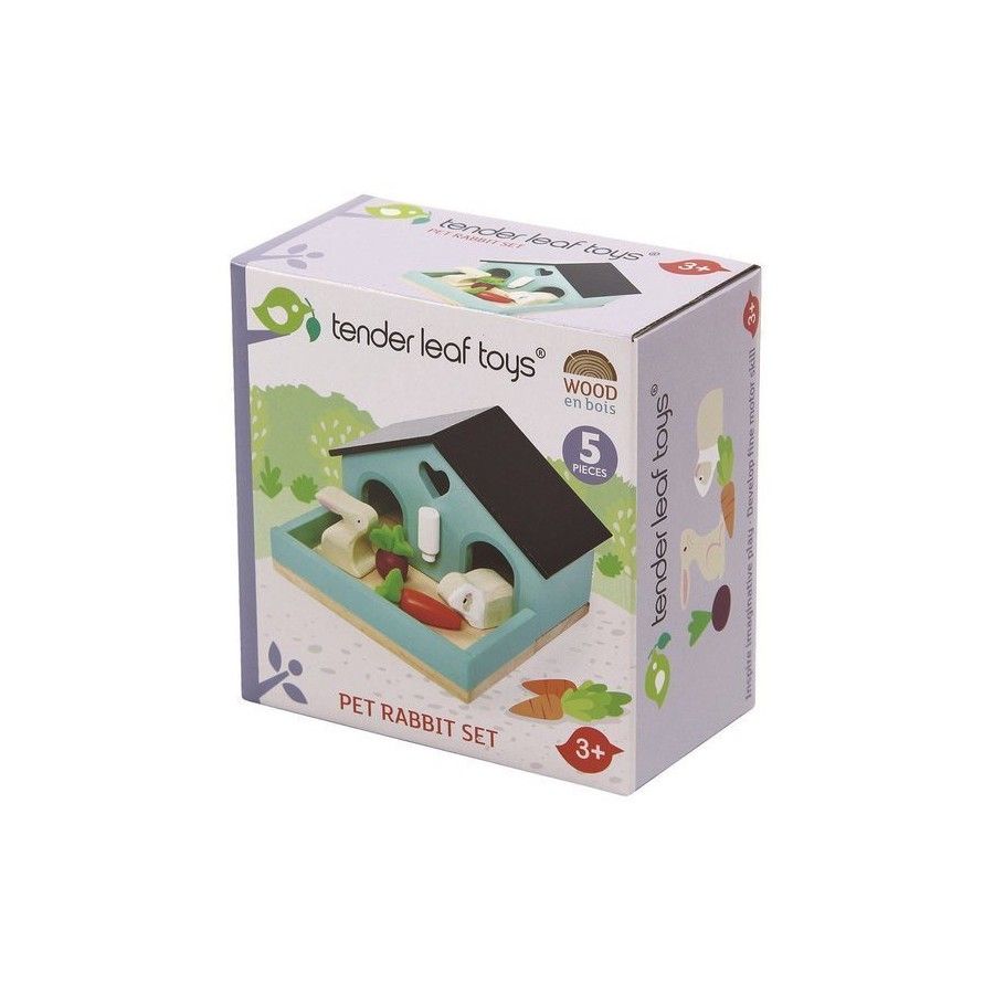 Tender Leaf Toys Figurines en bois - lapins