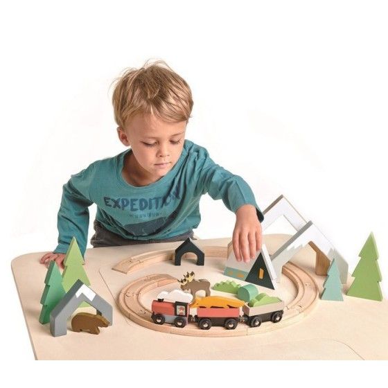 Tender Leaf Toys Trenino in legno