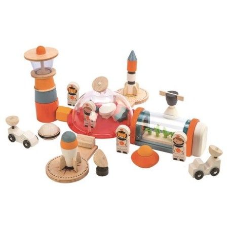 Tender Leaf Toys Raumstation aus Holz - Leben auf dem Mars