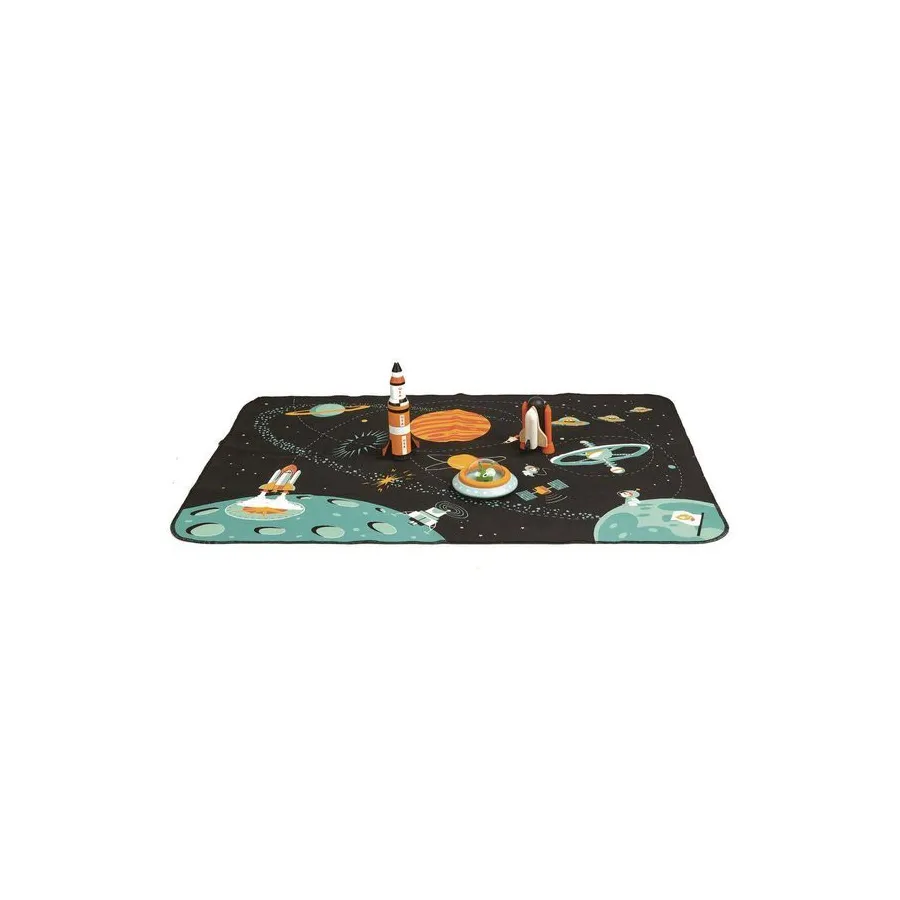 Tender Leaf Toys Mat with space, wooden elements