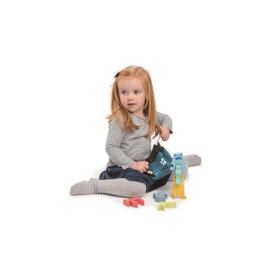 Tender Leaf Toys Ein Holzspiel mit Freuden-Monstern