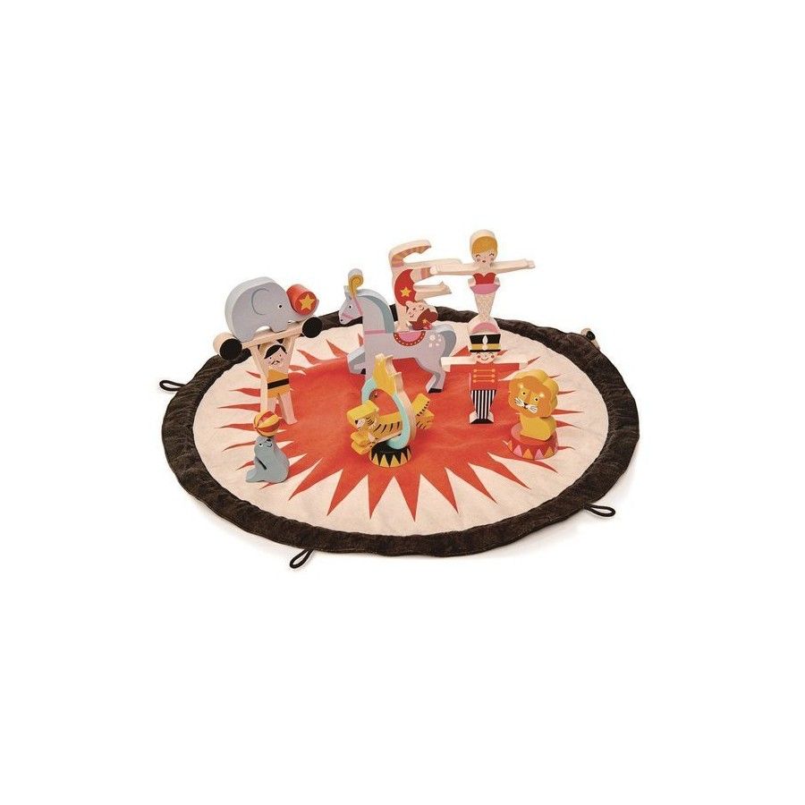 Tender Leaf Toys Colchoneta con juguetes de madera - Acróbatas