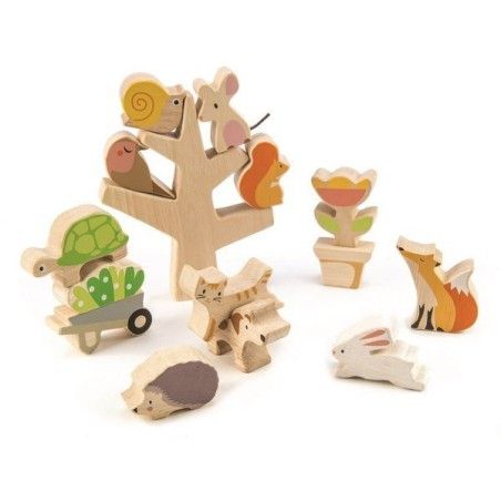Tender Leaf Toys Дерев'яна аркадна гра - Друзі для саду