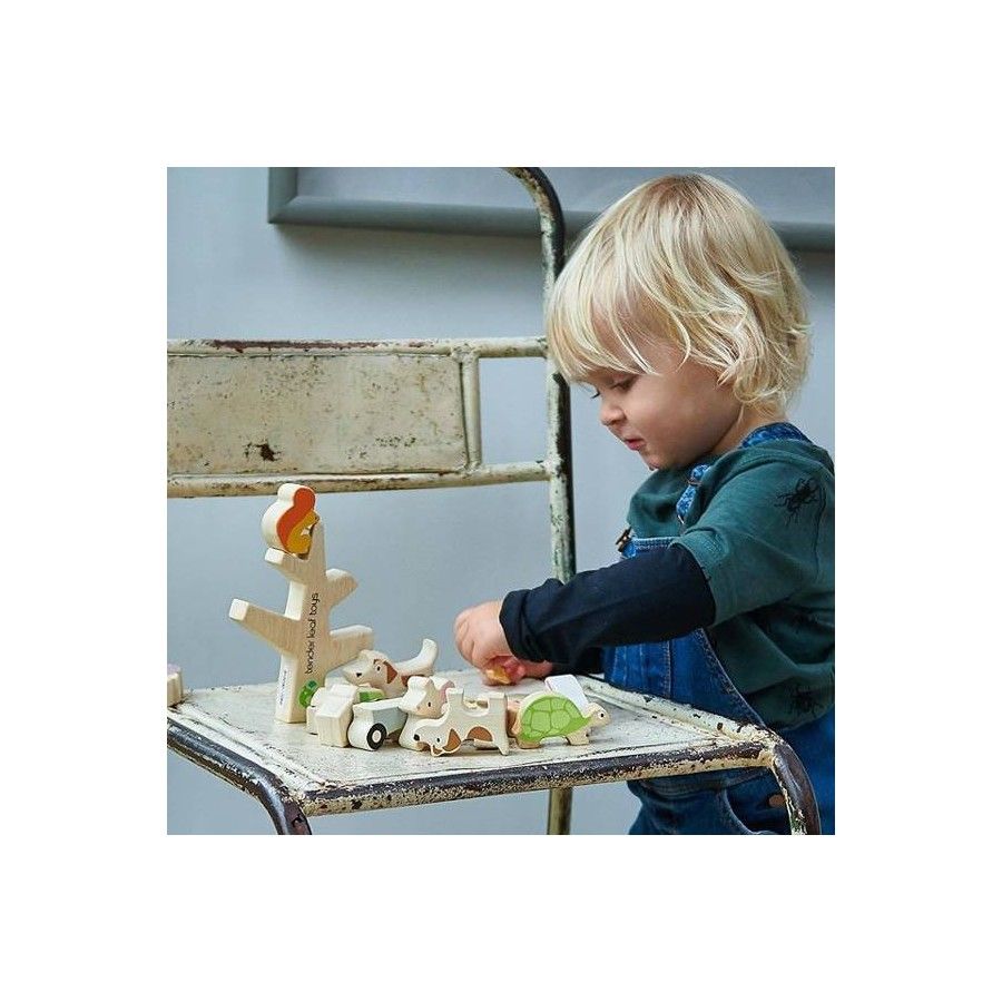 Tender Leaf Toys Jeu d'arcade en bois - Garden Friends