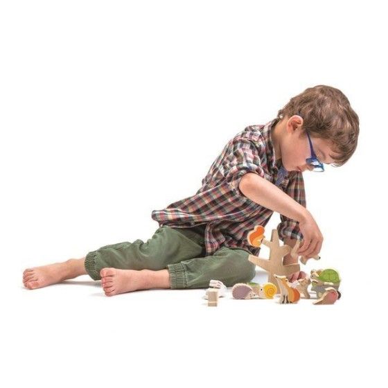 Tender Leaf Toys A wooden arcade game called Friends of the