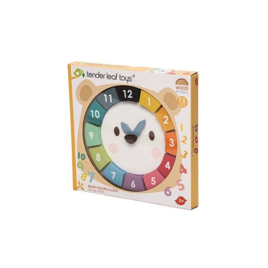 Tender Leaf Toys Fa oktatási játék - színes mackó