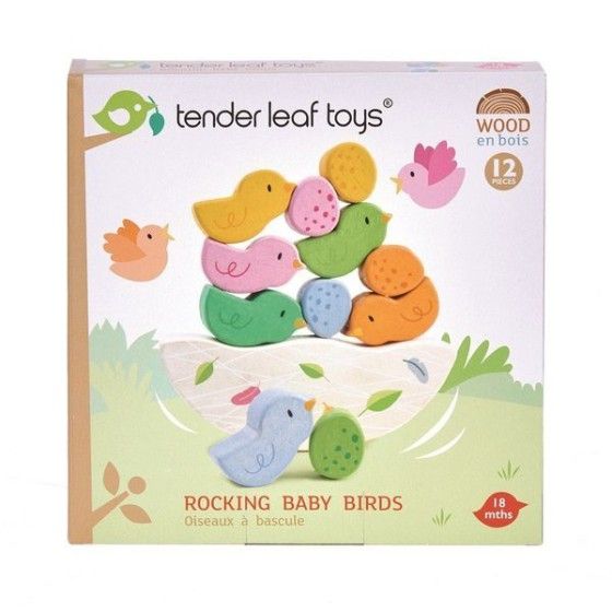 Tender Leaf Toys The wooden game of balance birds