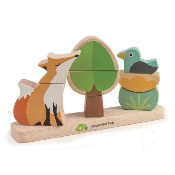 Tender Leaf Toys Magnetyczna układanka - Lis