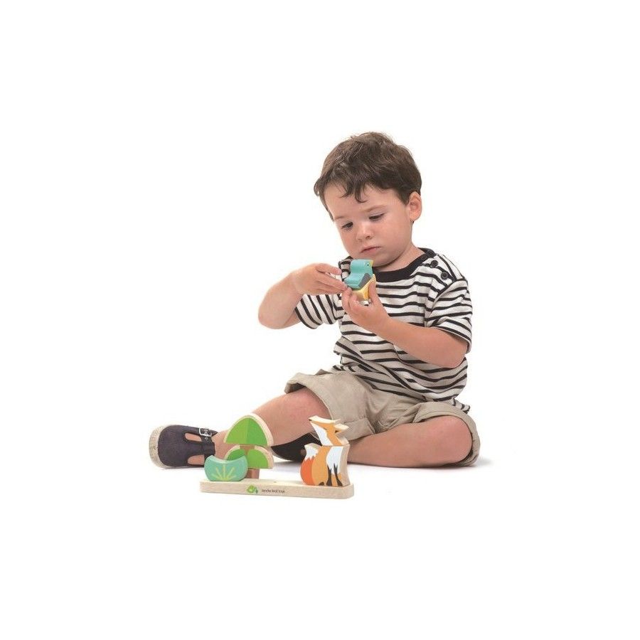 Tender Leaf Toys Mágneses puzzle - Fox - 191856084594