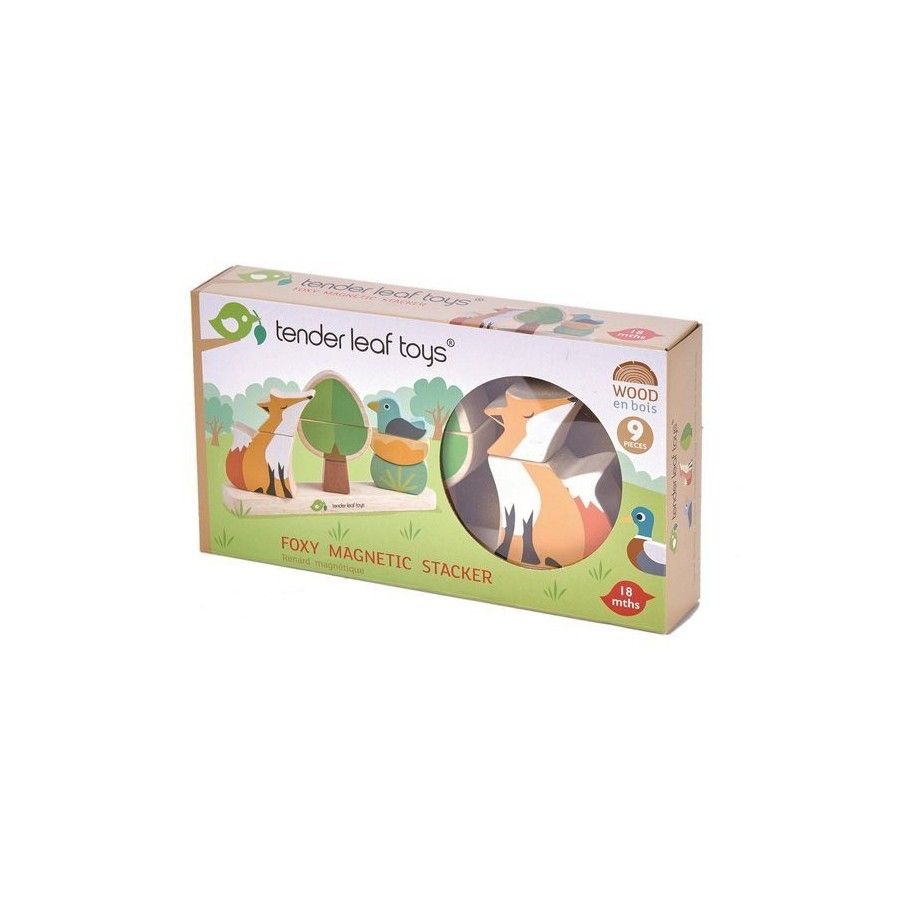 Tender Leaf Toys Mágneses puzzle - Fox - 191856084594