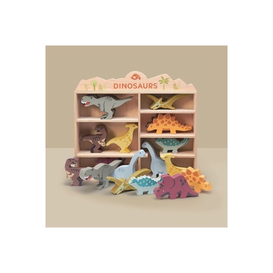 Tender Leaf Toys Drewniane figurki do zabawy - dinozaury -