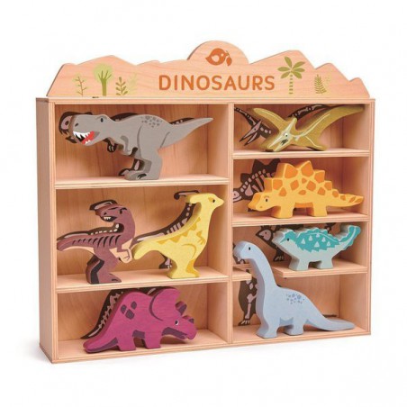 Tender Leaf Toys Spielfiguren aus Holz - Dinosaurier